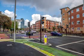 A CYCLOPS junction in Manchester. Credit: Manchester City Council