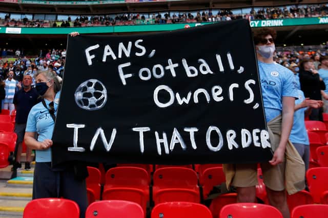 The European Super League has been re-branded and a new concept suggested. Credit: Getty.