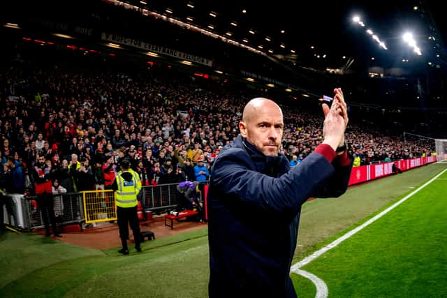 Carragher said Ten Hag has established a real rapport with the United fans. Credit: Getty.