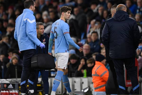 John Stones is expected to miss Sunday’s game through injury. Credit: Getty.