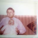 Edward Kopec pictured with his baby daughter Maria. Photo: Kopec family