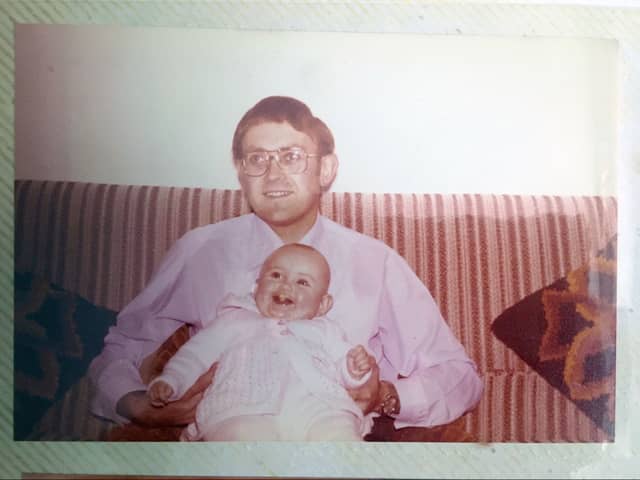 Edward Kopec pictured with his baby daughter Maria. Photo: Kopec family