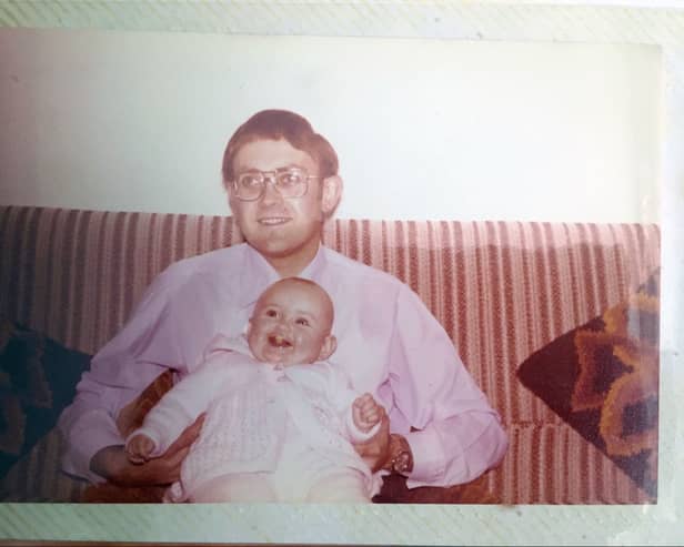 Edward Kopec pictured with his baby daughter Maria. Photo: Kopec family