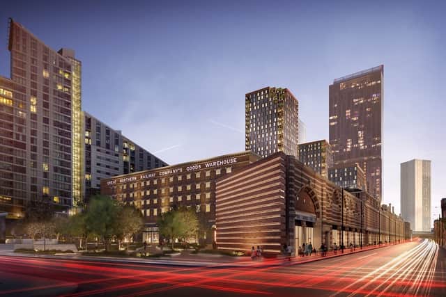 Plans to redevelop Great Northern Warehouse in Manchester. Credit: Trilogy.