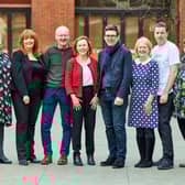 Greater Manchester Mayor Andy Burnham with the leaders of the city-region’s credit unions. Photo: Mark Waugh Manchester Press Photography