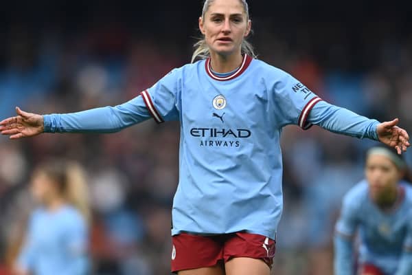 Laura Coombs’ form for Manchester City has earned her a surprise call-up for England. Photo: Getty Images
