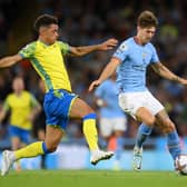 John Stones is missing for Manchester City against Nottingham Forest. Credit: Getty.