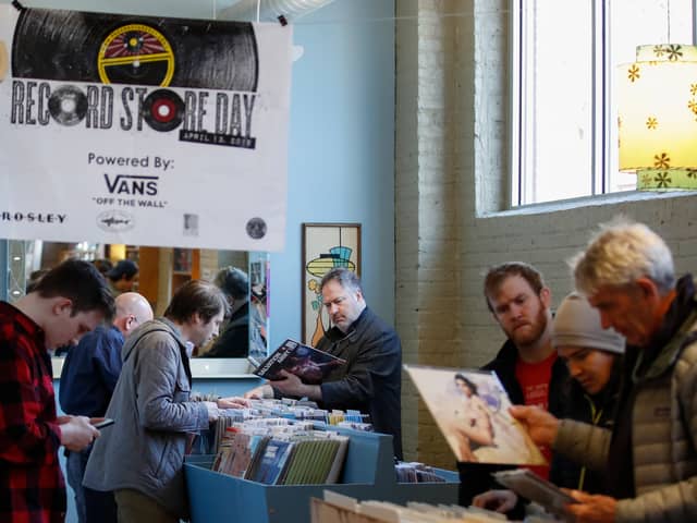 Record Store Day sees independent record shops in Manchester celebrate vinyl records.