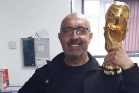 Danny Albanese, who had a cardiac arrest while at the gym