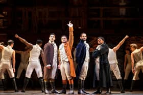 The London cast of Lin Manuel Miranda’s smash hit musical Hamilton, coming to Manchester at the end of 2023. Credit: Hamilton