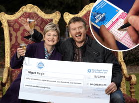 Britain’s biggest lottery winners scooped a jackpot of GBP 56million in the EuroMillions game