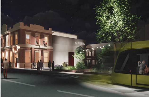How the proposed new Oldham theatre could look. Photo: Oldham council.