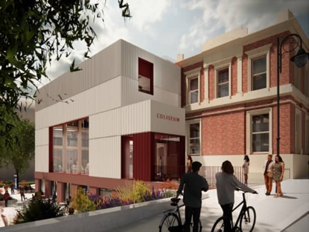 How the proposed new Oldham theatre could look. Photo: Oldham council.