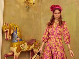 One of the stolen dresses by Claire Mischevani.