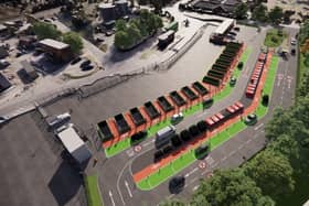 Plans for the household waste and recycling centre at Reliance Street, Manchester. Credit: Canham Consulting.