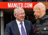 Sir Alex Ferguson and Erik ten Hag were pictured enjoying a meal together on Tuesday night. Credit: Getty.