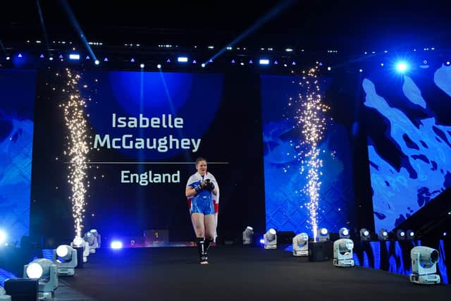 Izzy’s walk-out before her final at the 2022 IMMAF World Championships. Photo: IMMAF
