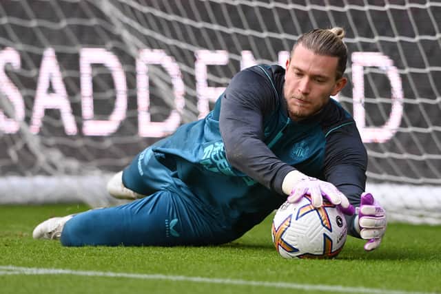 Loris Karius is expected to make his Newcastle debut on Sunday. Credit: Getty.
