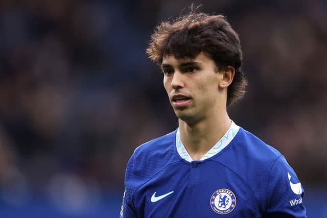 Joao Felix of Chelsea in action during the Premier League match between Chelsea FC and Southampton FC (Photo by Julian Finney/Getty Images)