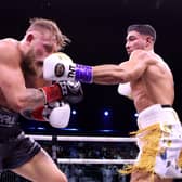 Tommy Fury retained his unbeaten status with a victory over Jake Paul. (Getty Images)