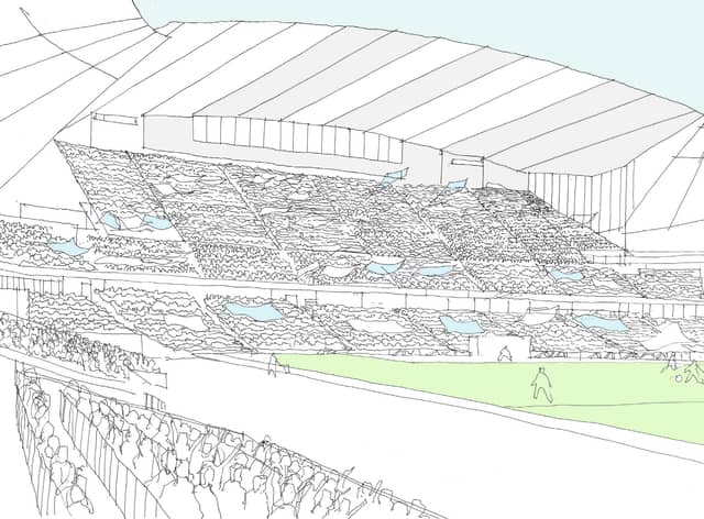 The North Stand will be expanded in the new plans