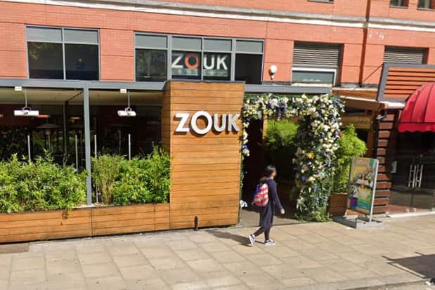 Zouk is offering a free glass of bubbly for mums this Mother’s Day. Credit: Google Maps