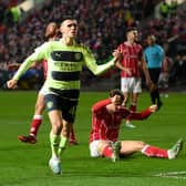 Phil Foden gave an honest assessment of his recent form when speaking after the win over Bristol City. Credit: Getty.