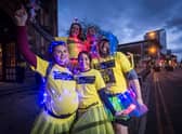 People taking part in the 2022 Manchester Midnight Walk for St Ann’s Hospice. Photo: Chris Bull