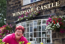 Landlady of the Windsor Castle in Stockport, Joanne Farrell. Credit: Joanne Farrell/Robinsons Brewery