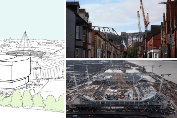 The Etihad, Anfield and New Everton Stadium are just some of the grounds being expanded.