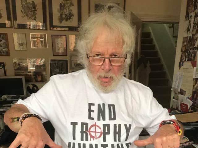 Bill Oddie has called for MPs to ban trophy hunting
