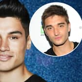 The Wanted’s Siva Kaneswaran paid tribute to his late bandmate Tom Parker (Picture: ITV and Getty Images)