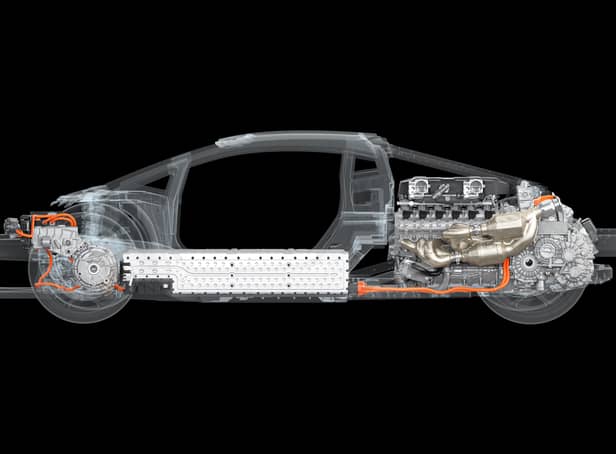 The Lamborghini LB744 is the brand’s first PHEV (Photo: Lamborghini)