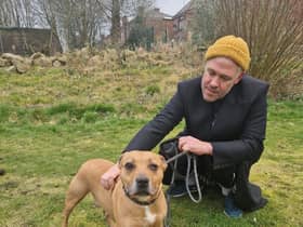 Will Young at Manchester and Cheshire Dogs Home