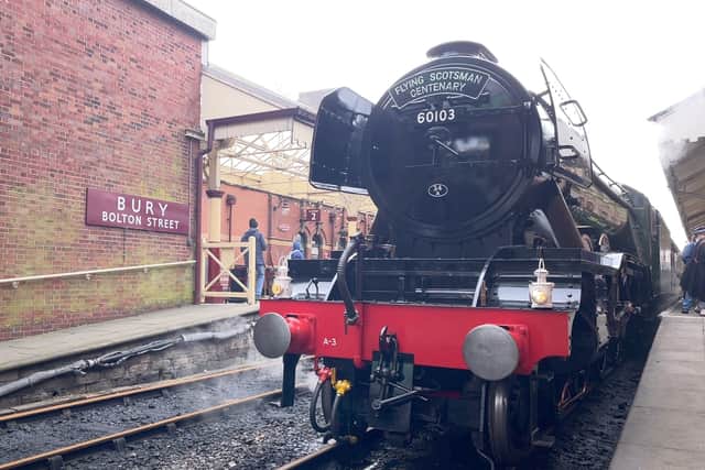 Flying Scotsman at Bury 