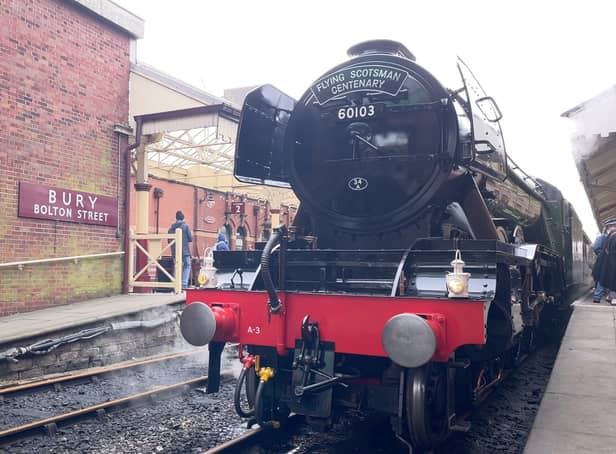Flying Scotsman in Bury 