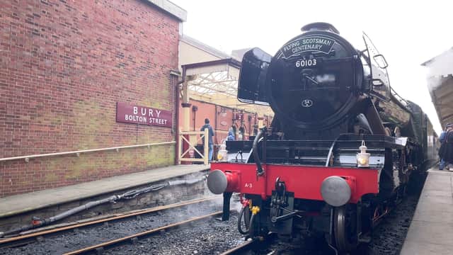 Flying Scotsman at Bury 
