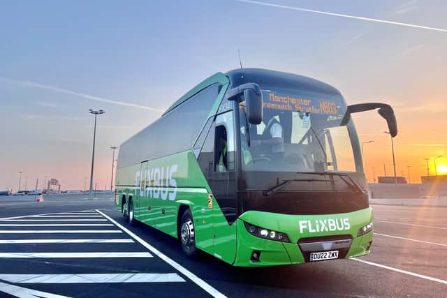 FlixBus is launching a service from Manchester to Leeds and Newcastle
