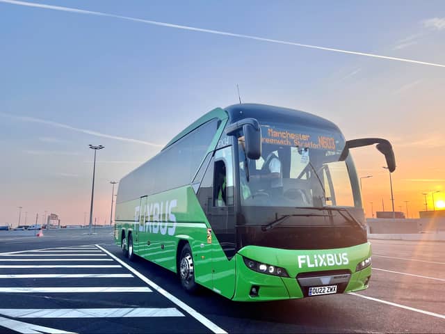 FlixBus is launching a service from Manchester to Leeds and Newcastle