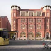 How the Prudential Building in Oldham town centre would look following the plans to transform it into a co-working, office and event space. Photo: Oldham council