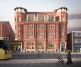 How the Prudential Building in Oldham town centre would look following the plans to transform it into a co-working, office and event space. Photo: Oldham council