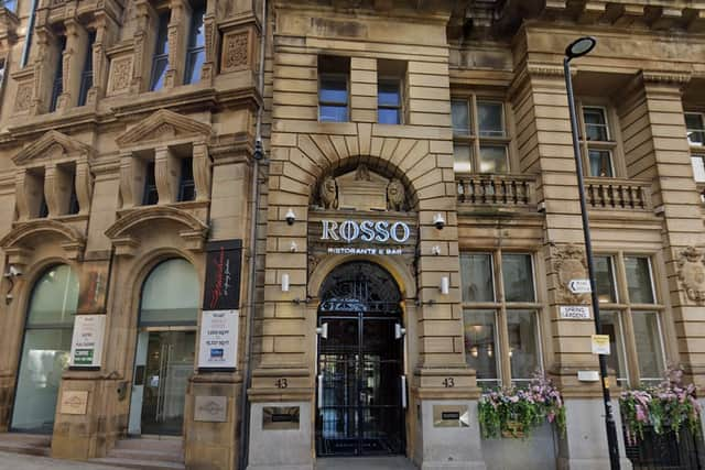 Rosso was located in a Grade II-listed building in the city centre. It closed for good on Monday 18 September, 2023. Credit: Google Maps