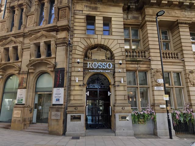 Rosso was located in a Grade II-listed building in the city centre. It closed for good on Monday 18 September, 2023. Credit: Google Maps