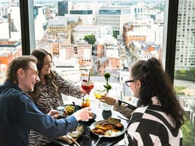 20 Stories in Spinningfields came in third on the Opentable top ten most booked restaurants in Manchester. It boasts fantastic views of the whole city from its rooftop terrace. Credit: 20 Stories