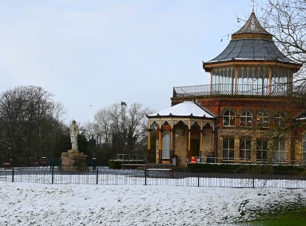 Snow in Mesnes Park, Wigan. Credit: Michelle Adamson