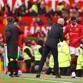Erik ten Hag, Marcus Rashford and David de Gea won February’s Premier League awards. Credit: Getty.