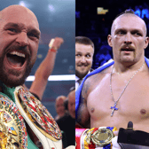 Tyson Fury and Oleksandr Usyk. Credit: Getty Images