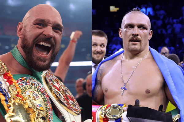 Tyson Fury and Oleksandr Usyk. Credit: Getty Images