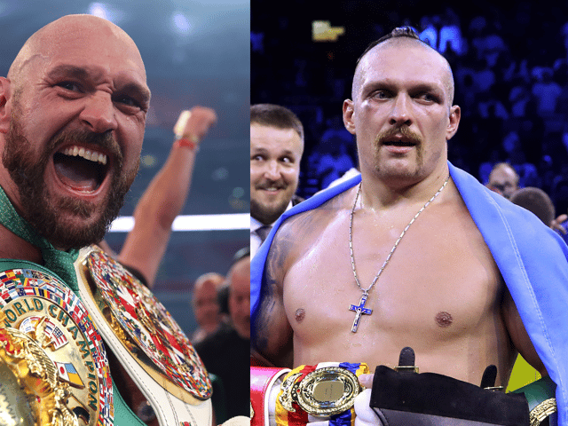 Tyson Fury and Oleksandr Usyk. Credit: Getty Images