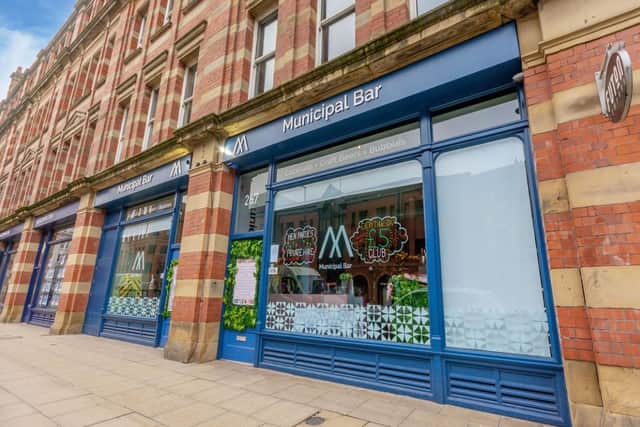 The Municipal on Deansgate is on the market now for £75k. Credit: Christie & Co
